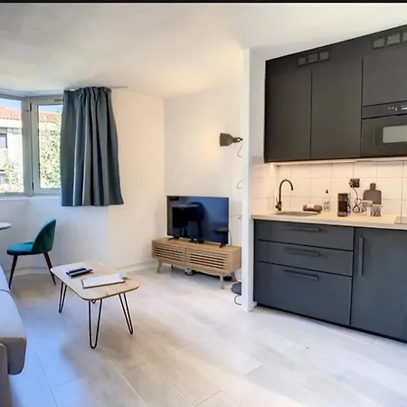 Studio Contemporain Avec Piscine Proche De La Mer Cannes Exterior photo